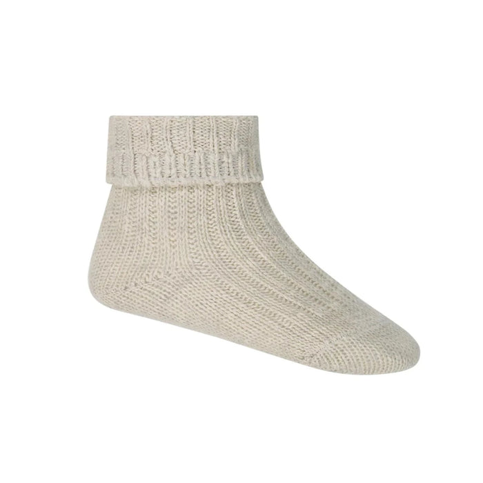 Marle Knit Sock - Light Grey Marle
