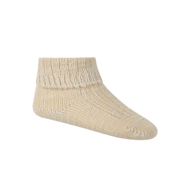 Marle Knit Sock - Oat Marle