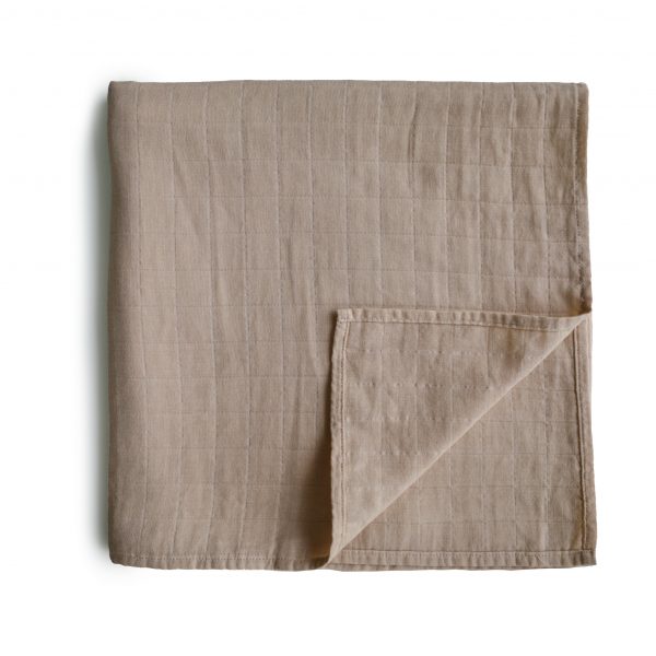 Muslin Organic Swaddle - Natural