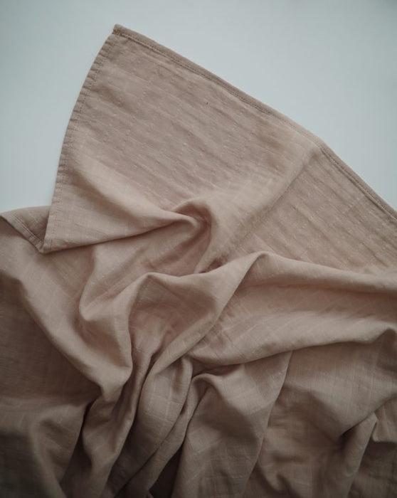 Muslin Organic Swaddle - Pale Taupe