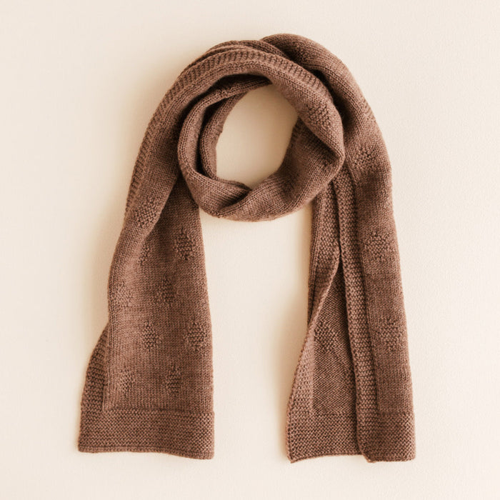 Gina Merino Wool Scarf - Mocha