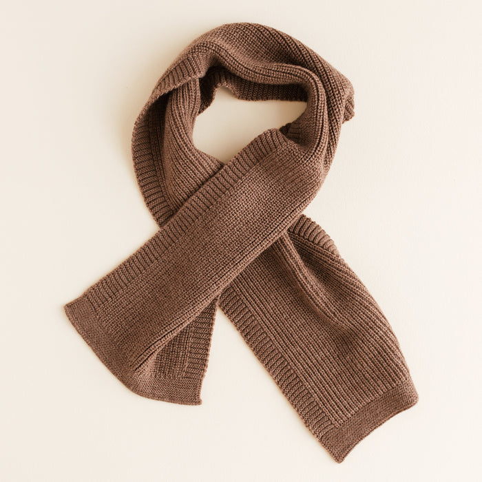Gustave Merino Wool Scarf - Mocha