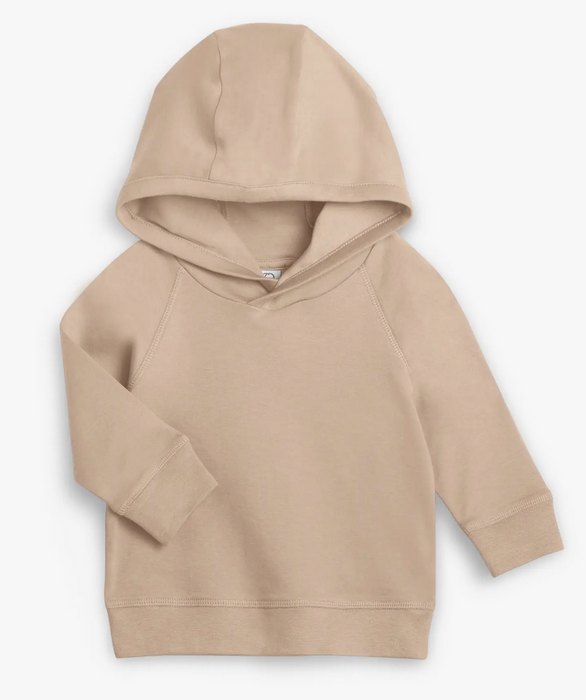 Madison Hooded Organic Pullover - Clay