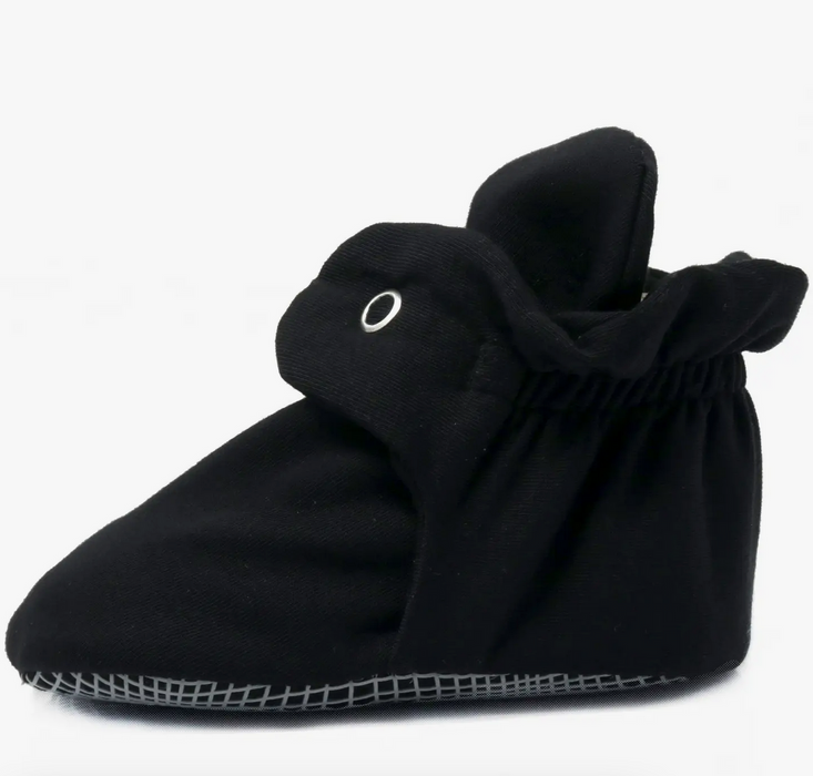 Organic Cotton Booties - Black