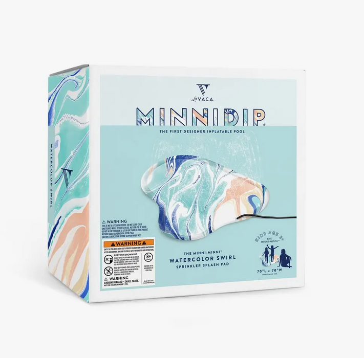 Minnidip Splash Pad - Watercolor Swirl