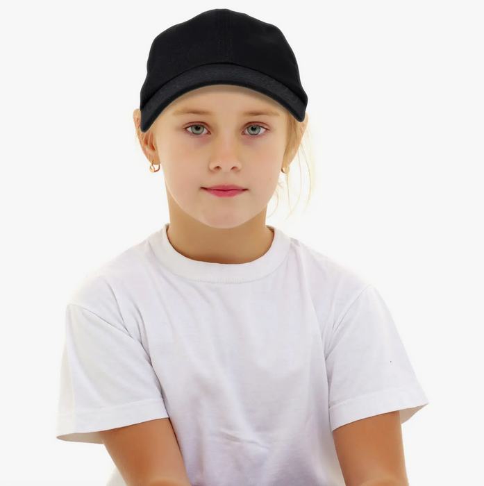 Kids Baseball Cap - Black