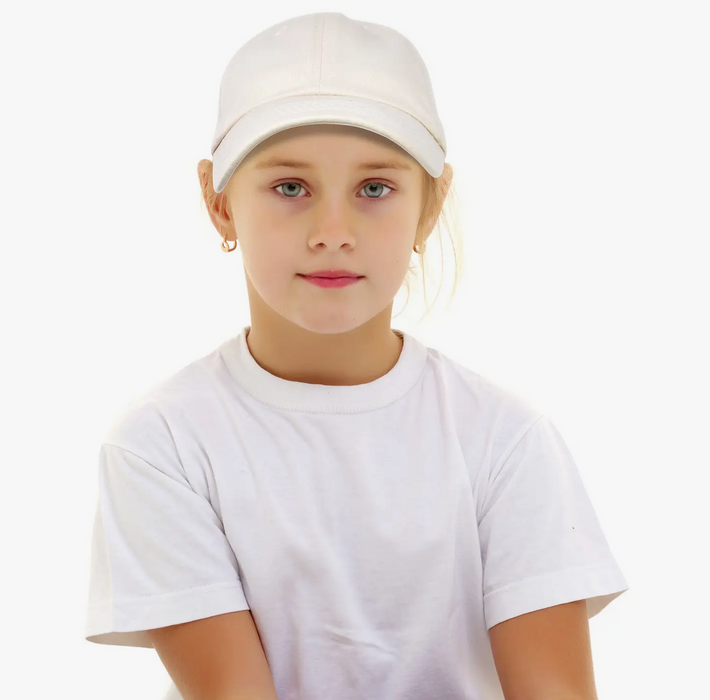 Kids Baseball Cap - Beige