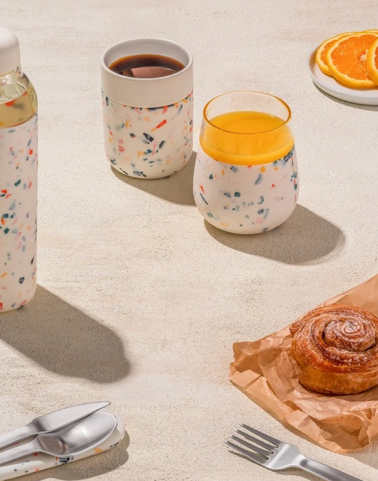 Porter To-Go Glass Tumbler - Terrazzo
