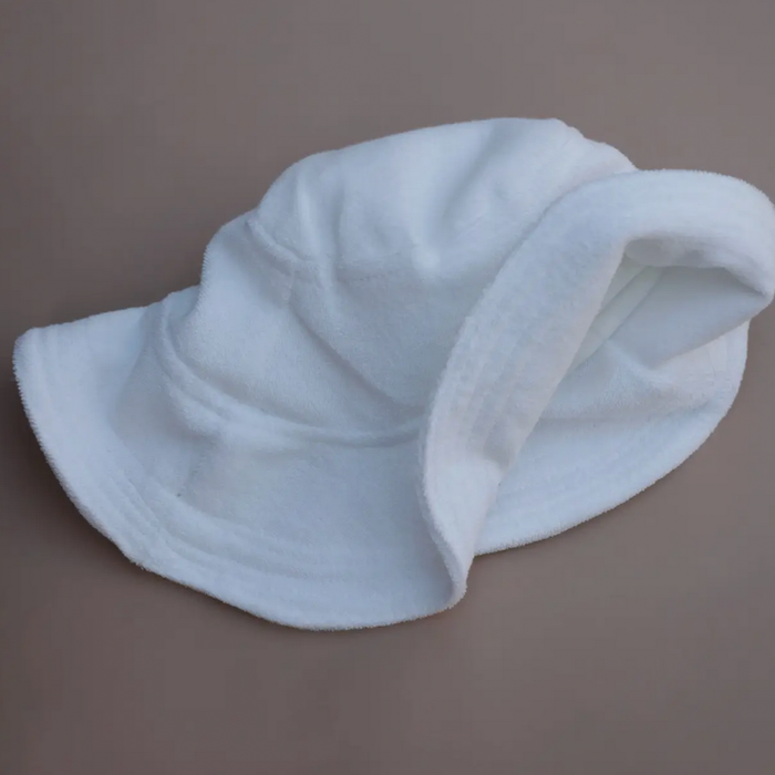 Terry Sun Hat - White