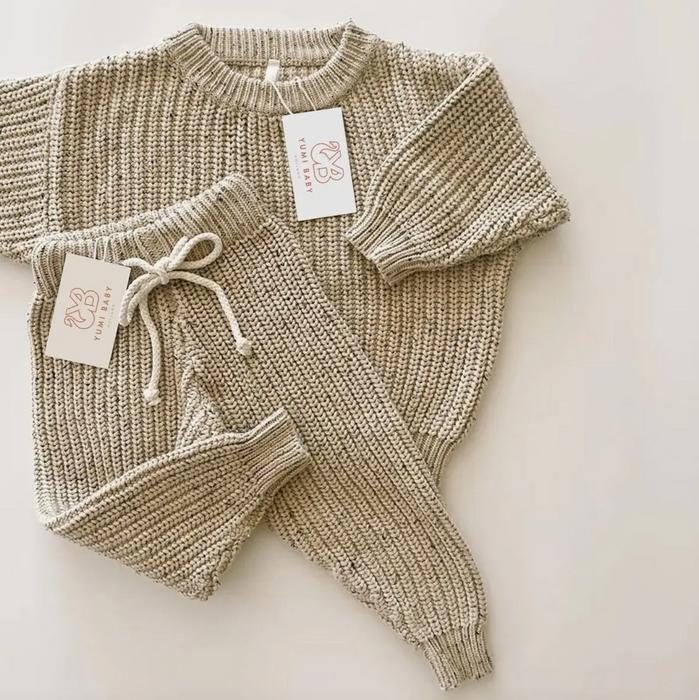 Knitted Set - Caramel