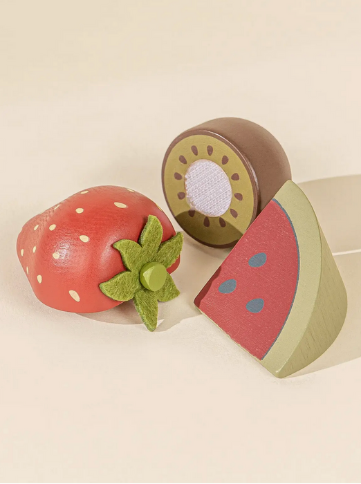 Wooden Fruits Playset