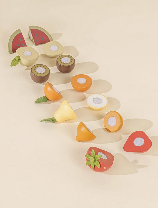 Wooden Fruits Playset