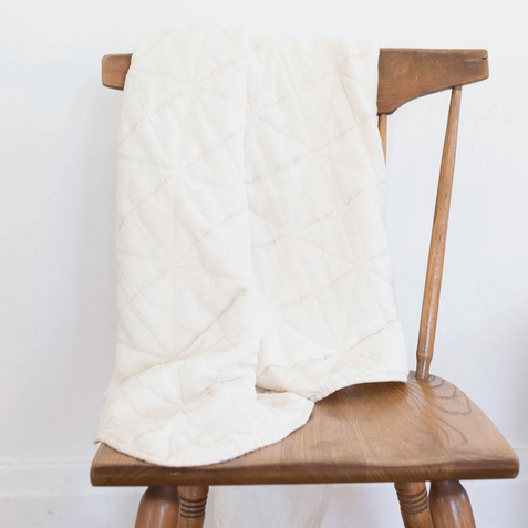 quilted blanket - natural
