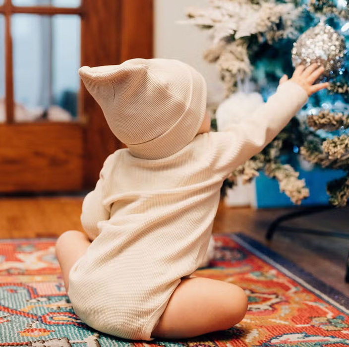 Organic Thermal Beanie - Unbleached/Undyed