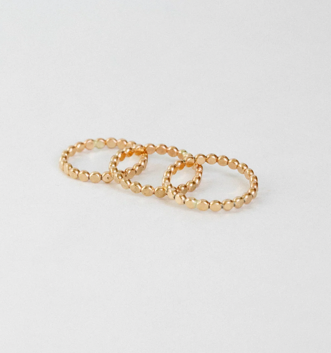 Beaded Ring - Gold