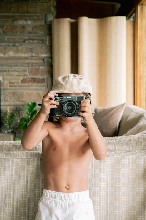 Kids Corduroy Field Trip Hat - Camel