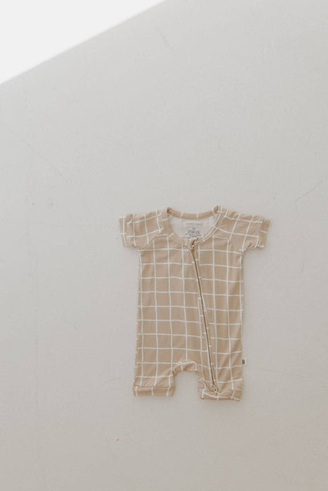 Bamboo Zip Shortie | Grid