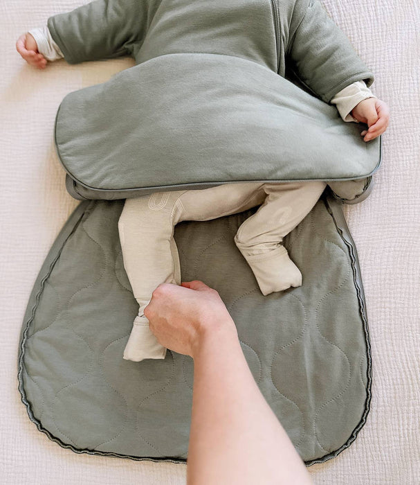 Transitional Weighted Swaddle Bag - Sage