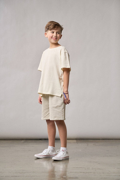 Elevated Tee - Almond