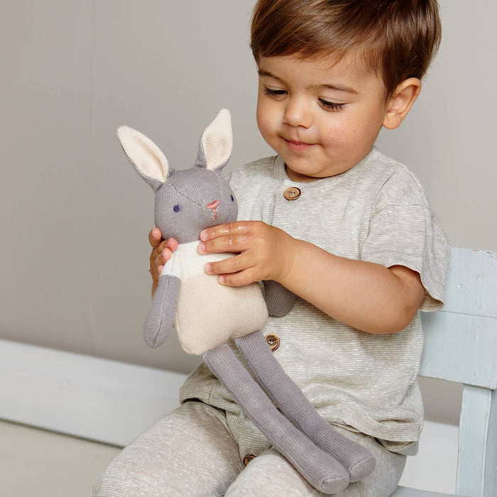 Organic Bunny Doll - Grey