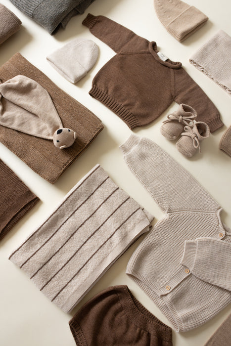 Georgette Merino Wool Knit Sweater - Mocha