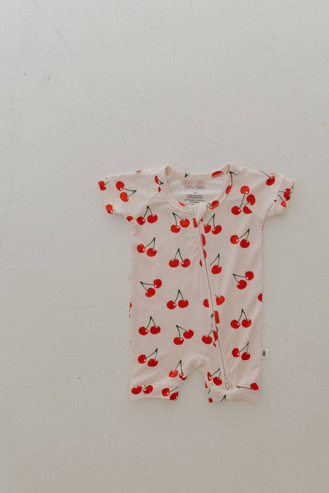 Bamboo Zip Shortie | Cherry Orchard