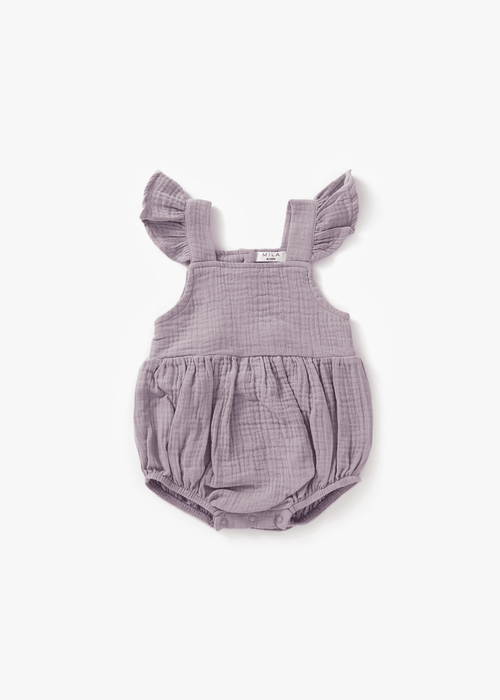 Flutter Bubble Romper | Lilac
