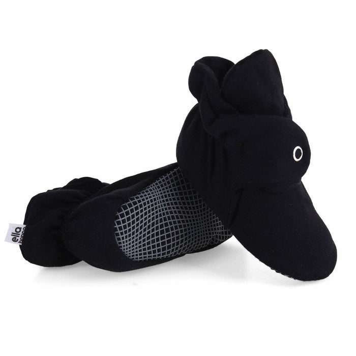 Organic Cotton Booties - Black