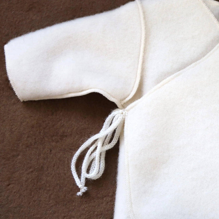 Wool Baby Wool Fleece Jacket - Natural