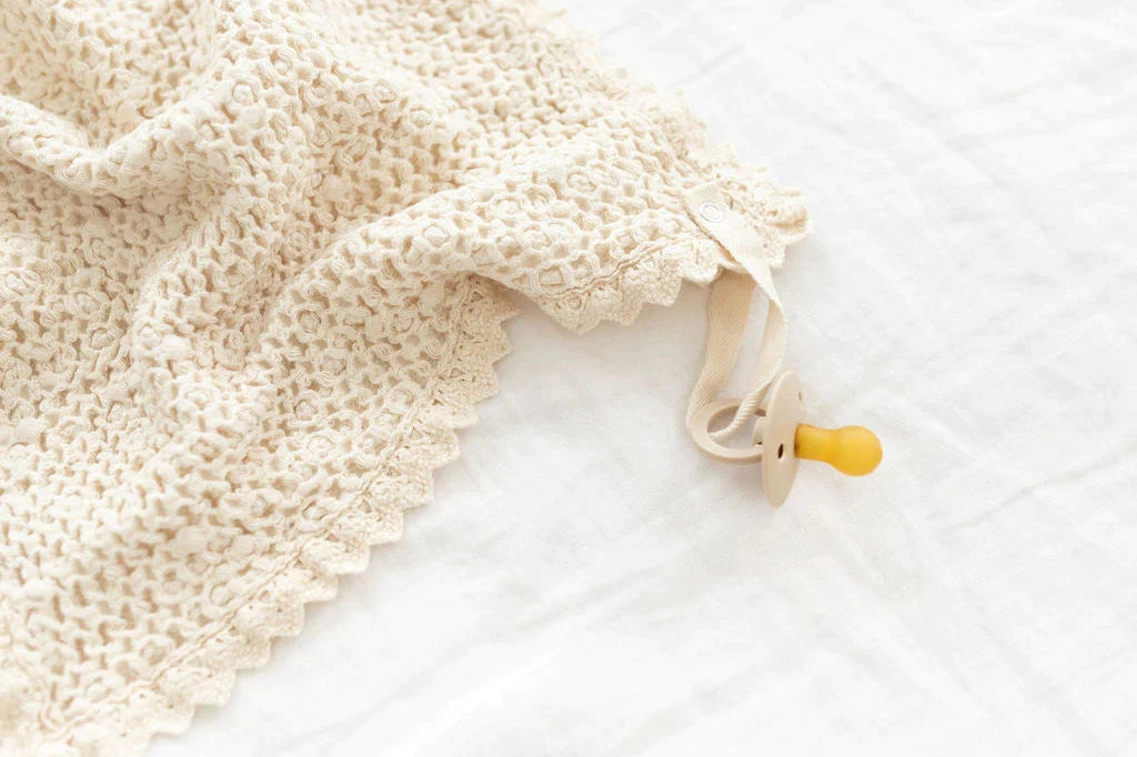 cozy waffle lovie | mini - milk