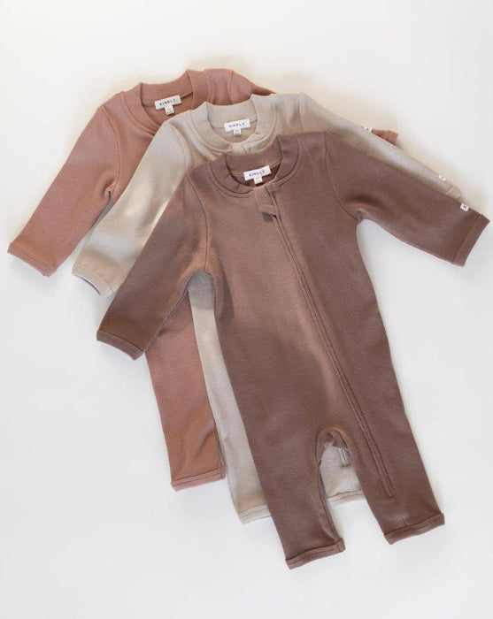 Ribbed baby sleepsuits