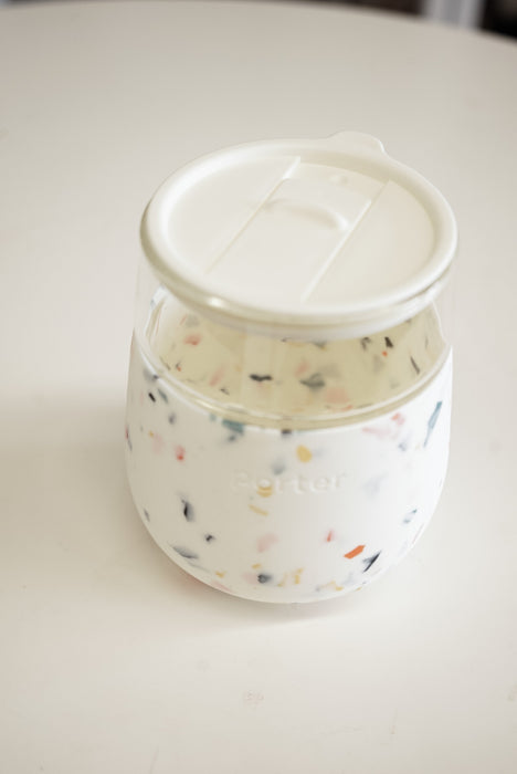 Porter To-Go Glass Tumbler - Terrazzo
