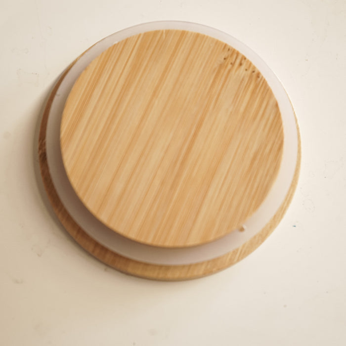 Bamboo Wide Mouth Jar Lid