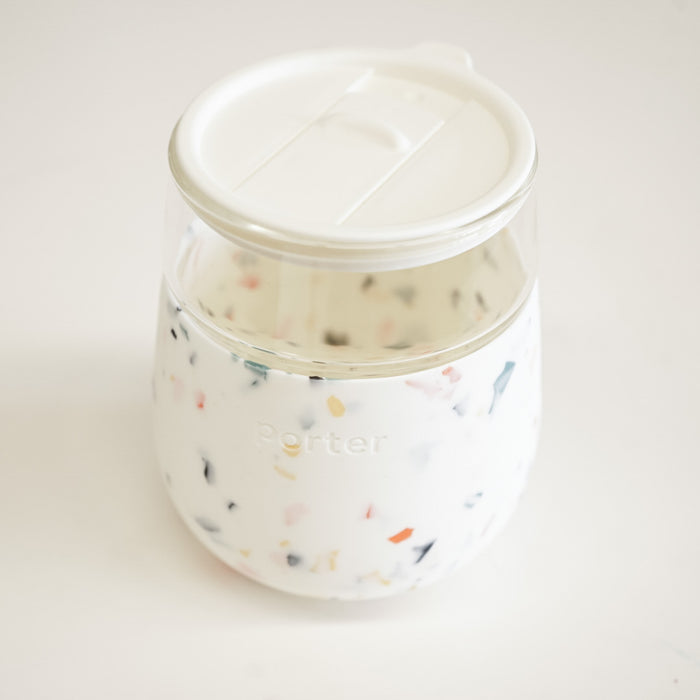 Porter To-Go Glass Tumbler - Terrazzo