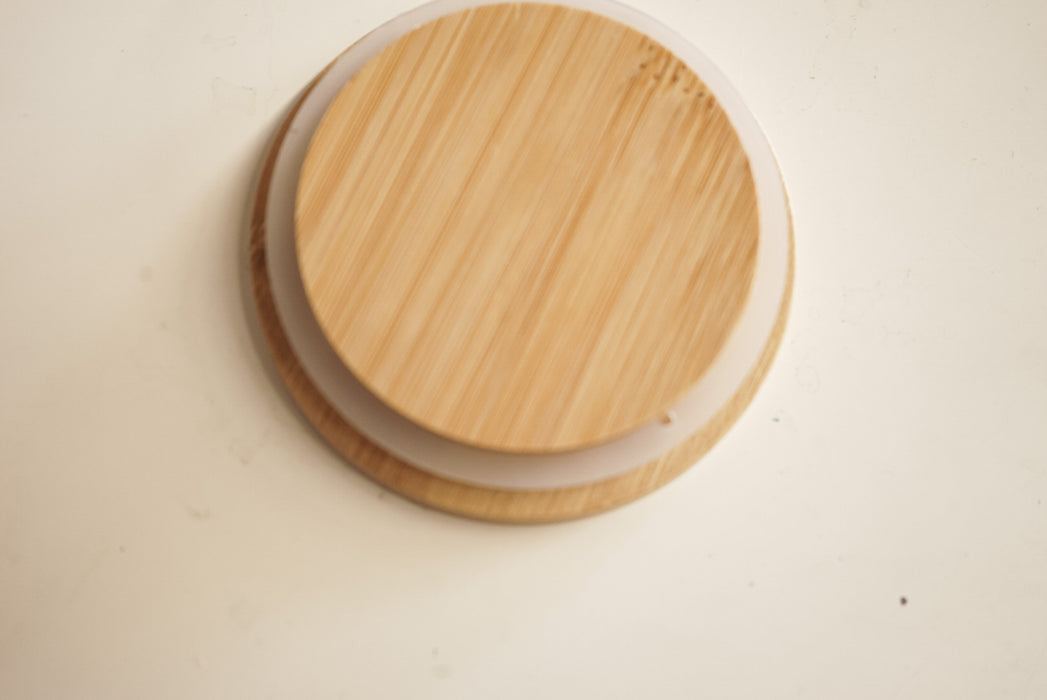 Bamboo Wide Mouth Jar Lid