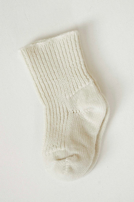 Organic Merino Wool Socks - Natural