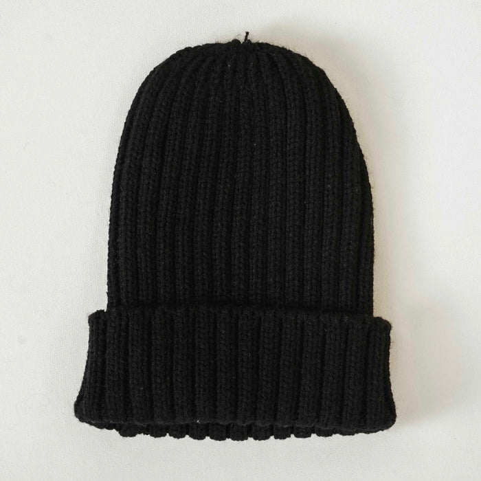 Classic Knit Beanie - Black