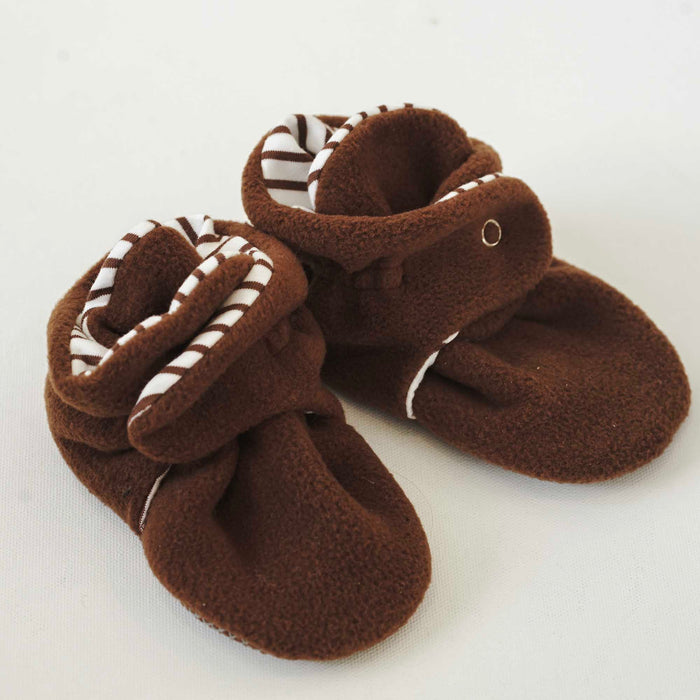 Organic Fleece Booties - Taba