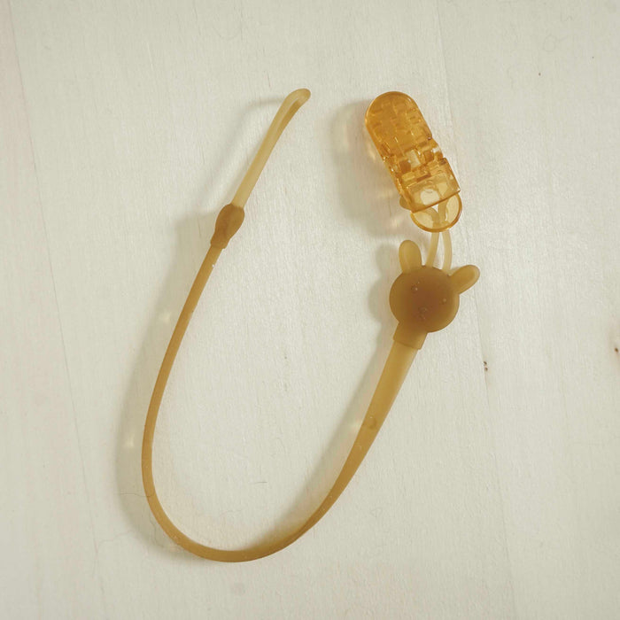 Silicone Pacifier Clip - Natural