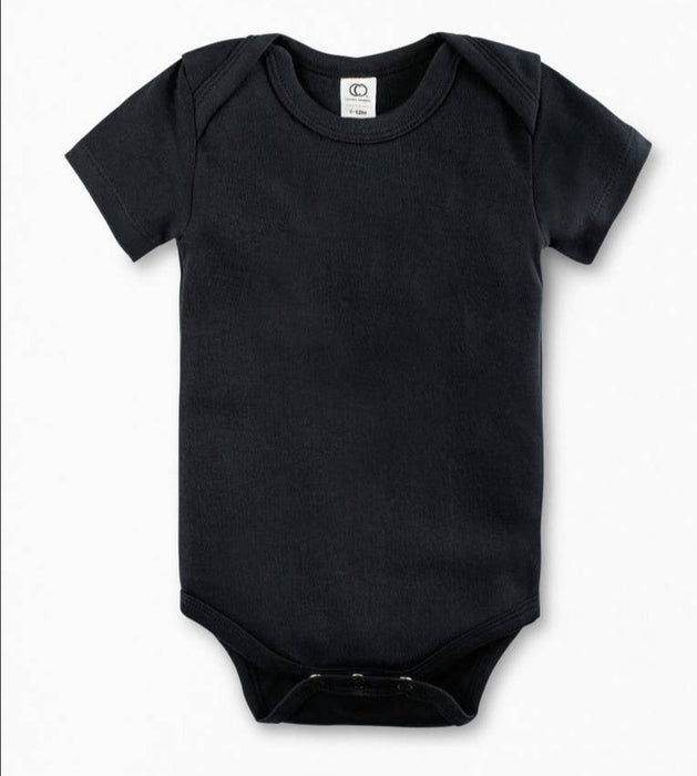 Short Sleeve Classic Bodysuit - Black