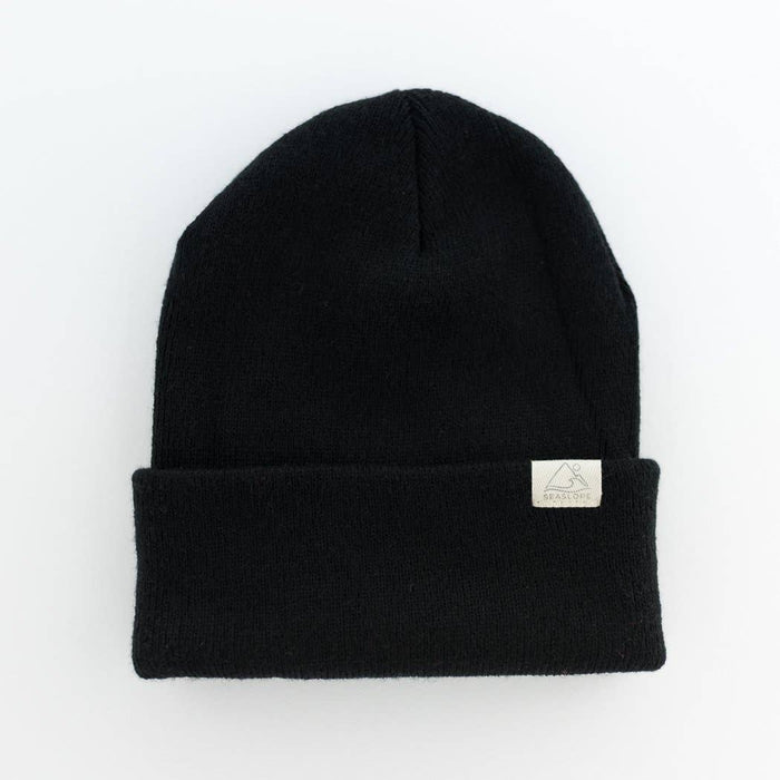 Knit Beanie- Jet Black