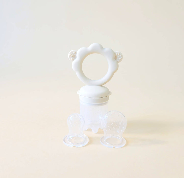 Teether Fruit Feeder- Cream