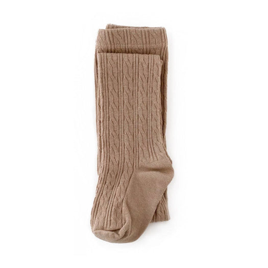 Cable Knit Tights - Oat