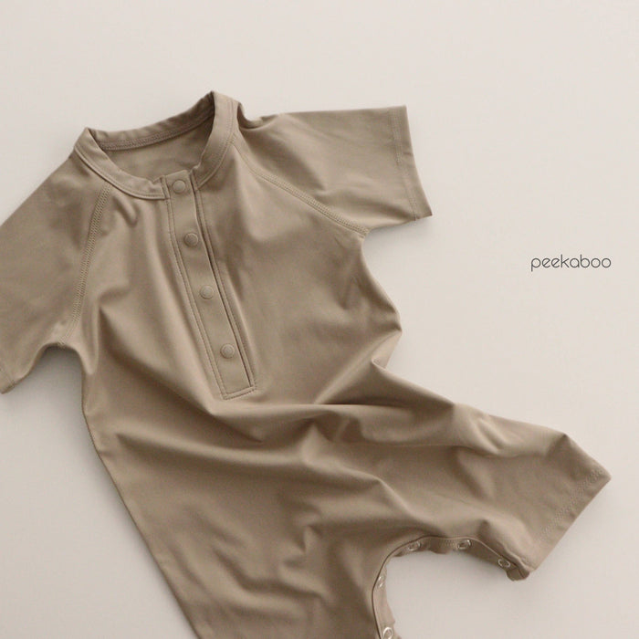 UV RashGuard Swimsuit - Beige