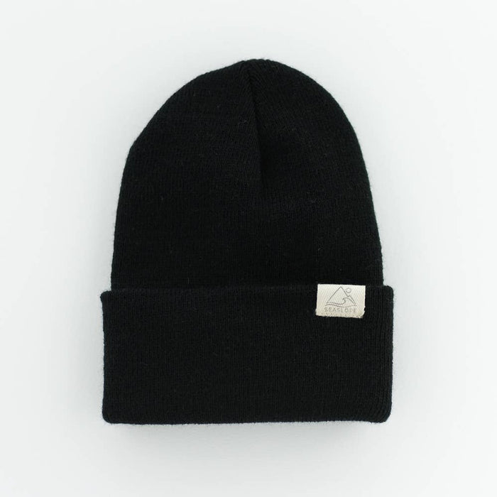 Knit Beanie- Jet Black