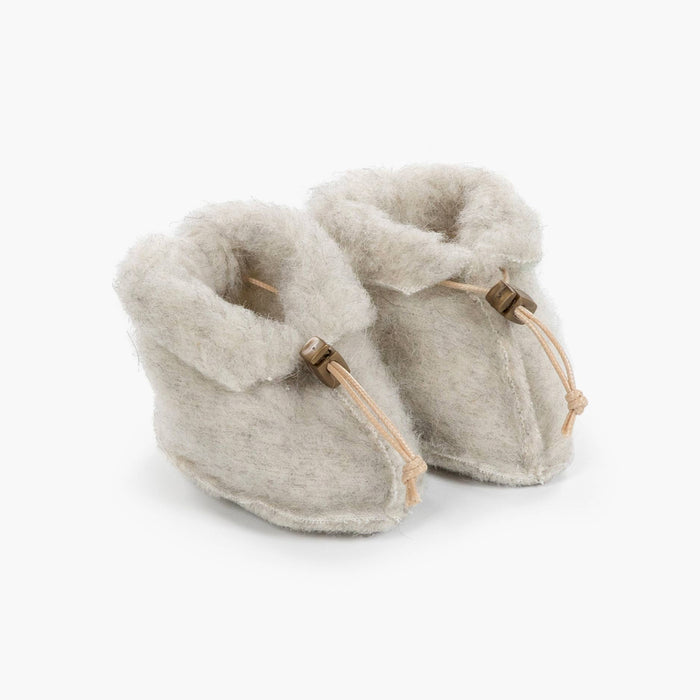 Merino Wool Baby Shoes - Grey
