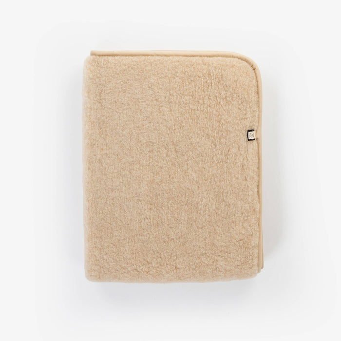 Merino Wool Soft Blanket - Beige