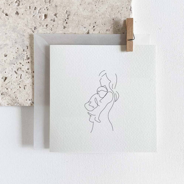 Greeting Card - Mama & Baby