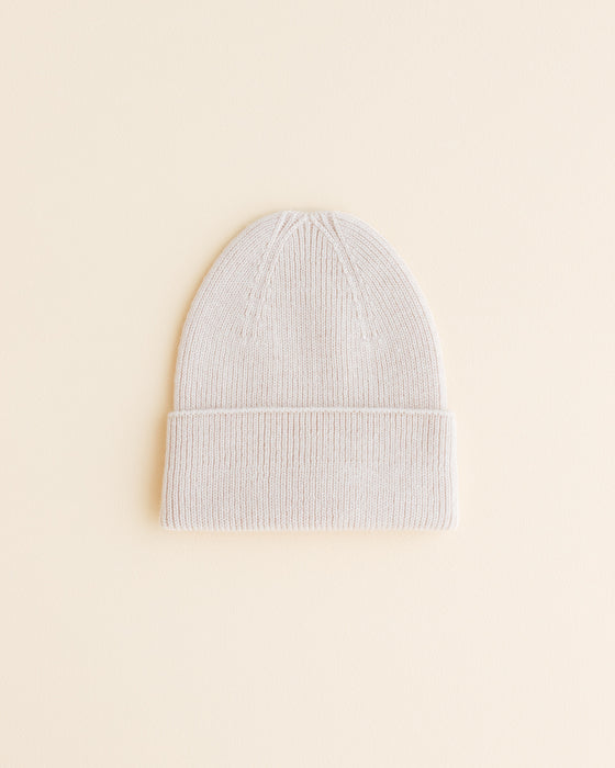 Fonzie Merino Wool Beanie - Off White