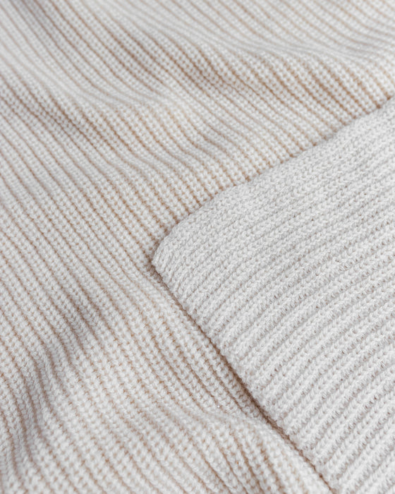 Blanka Merino Wool Blanket - Silver